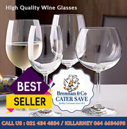 Bar supplies-High Quality Wine Glasses-Brennans Caterworld
